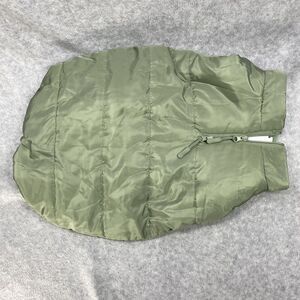 Boots & Barkley Dog Jacket Med Puffer Fleece Lined Green 18" Back Length Clothes